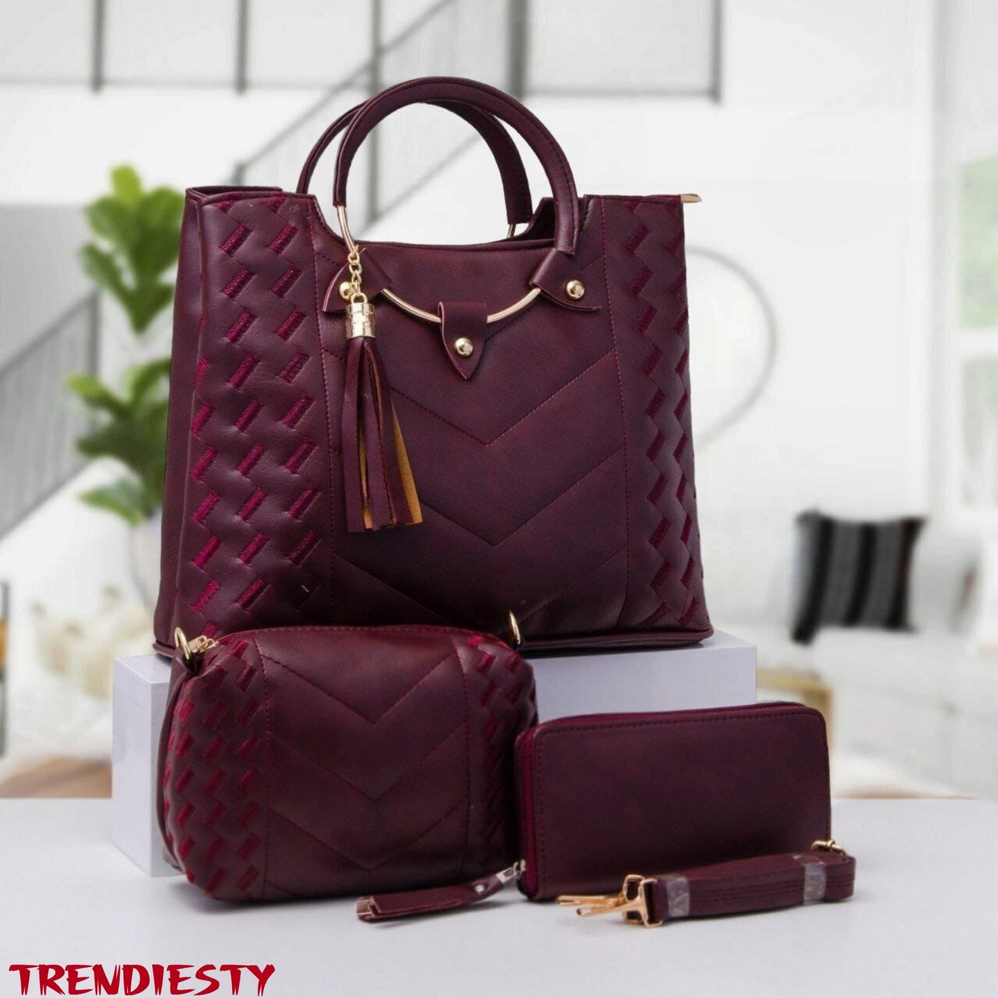 Pack Sac à main 3 Pièces by Trendiesty Modèle 212 - TRENDIESTY