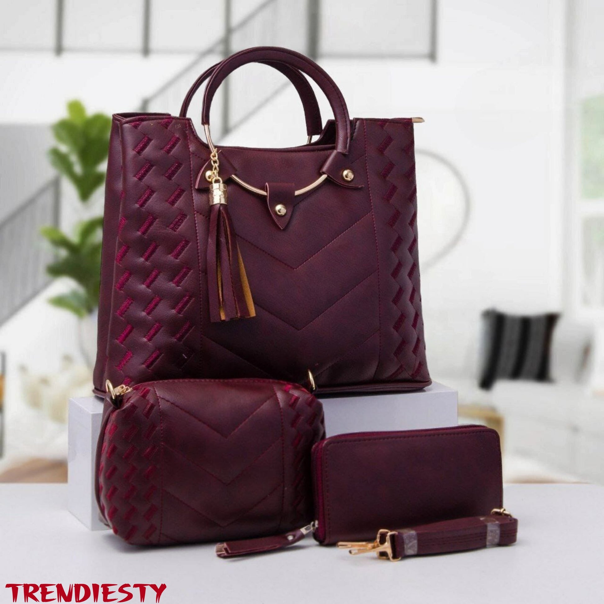 Pack Sac à main 3 Pièces by Trendiesty Modèle 212 - TRENDIESTY