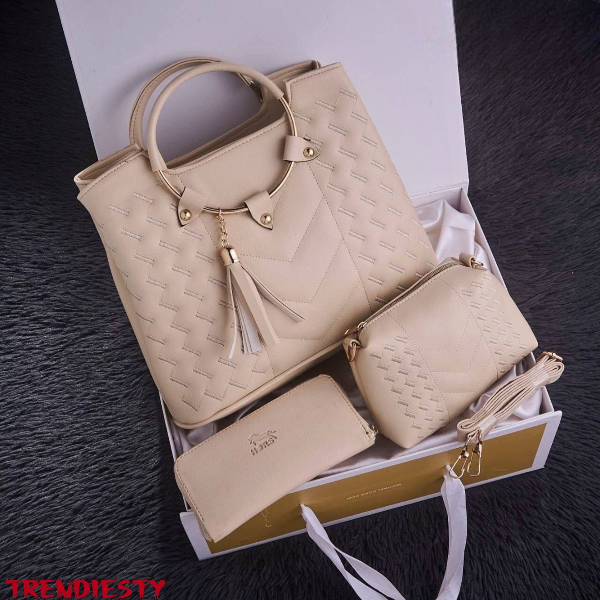 Pack Sac à main 3 Pièces by Trendiesty Modèle 212 - TRENDIESTY