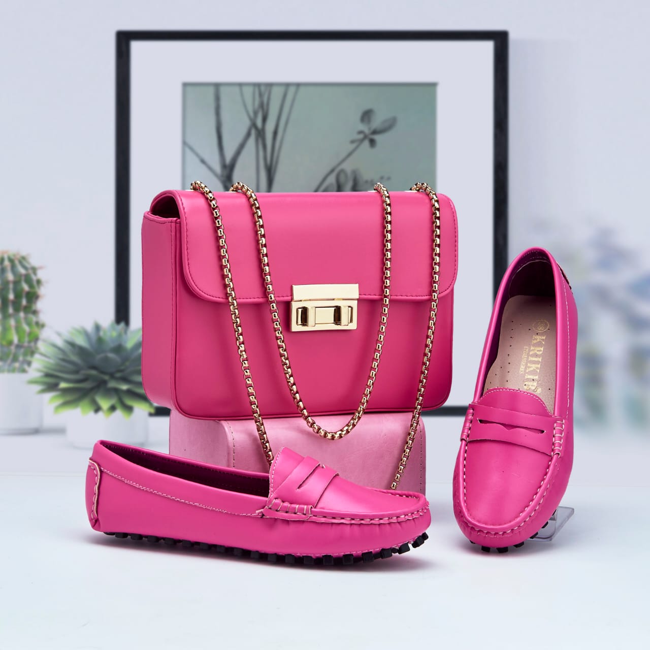 Pack Sac à Main et Mocassins Pour Femme - TRENDIESTY