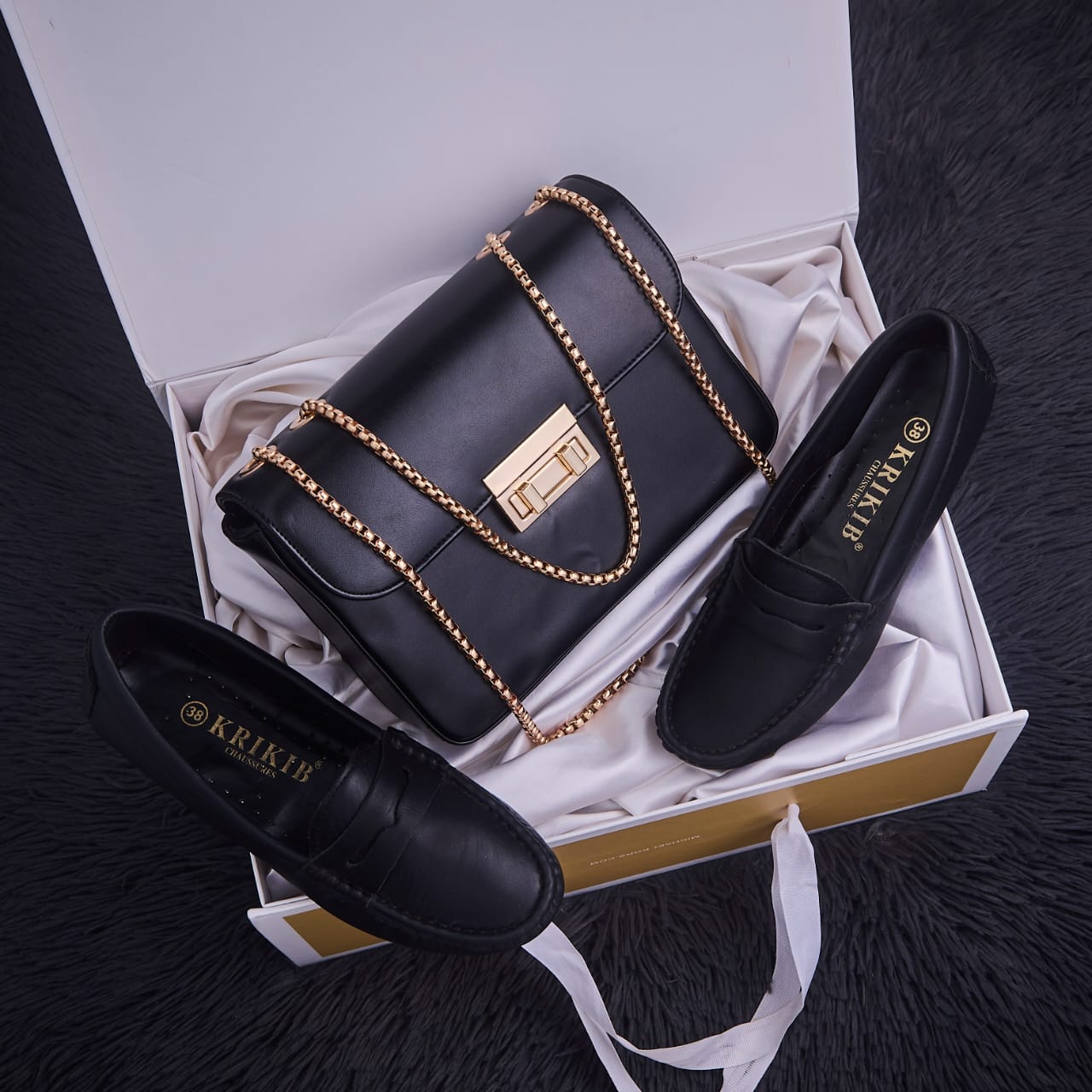 Pack Sac à Main et Mocassins Pour Femme - TRENDIESTY