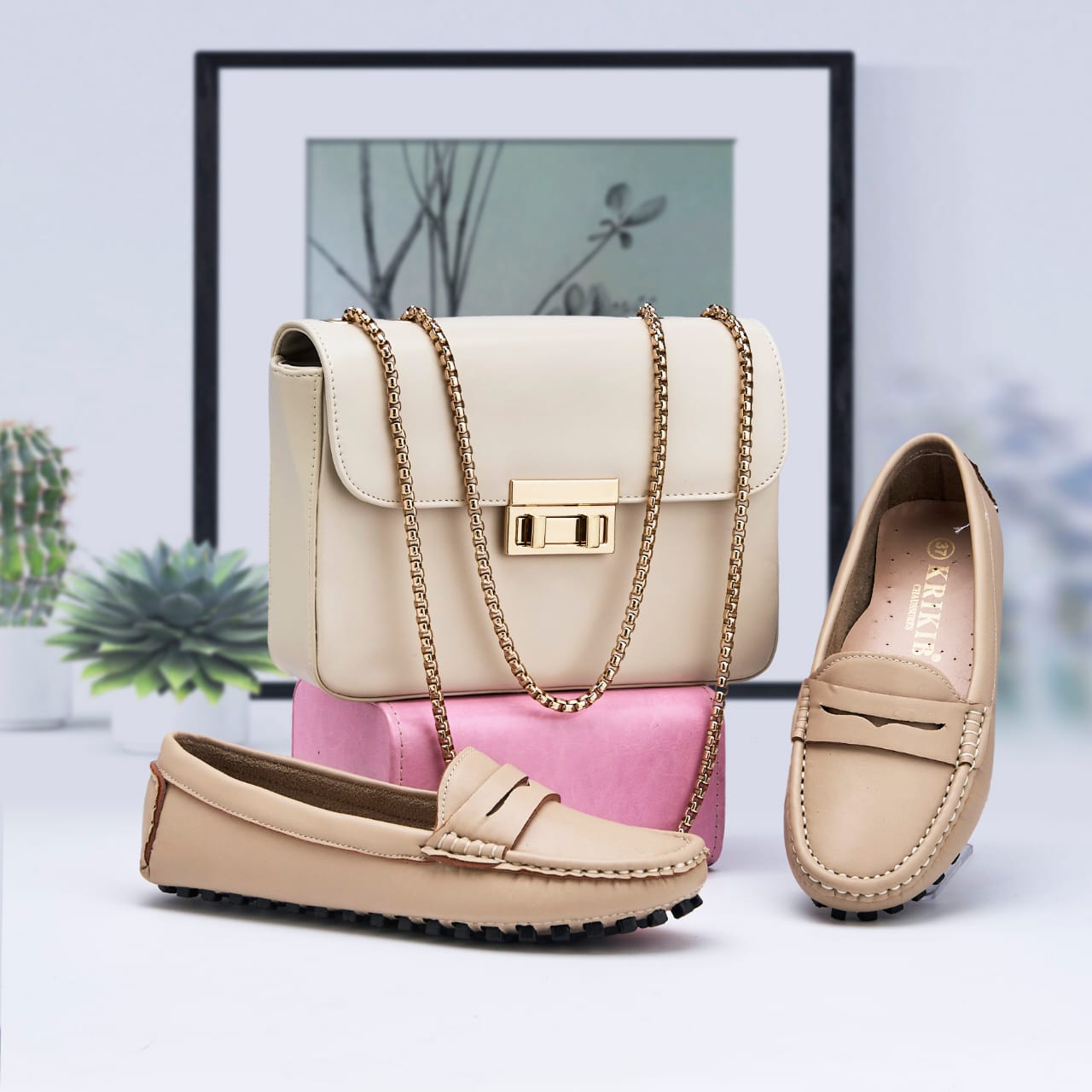 Pack Sac à Main et Mocassins Pour Femme - TRENDIESTY