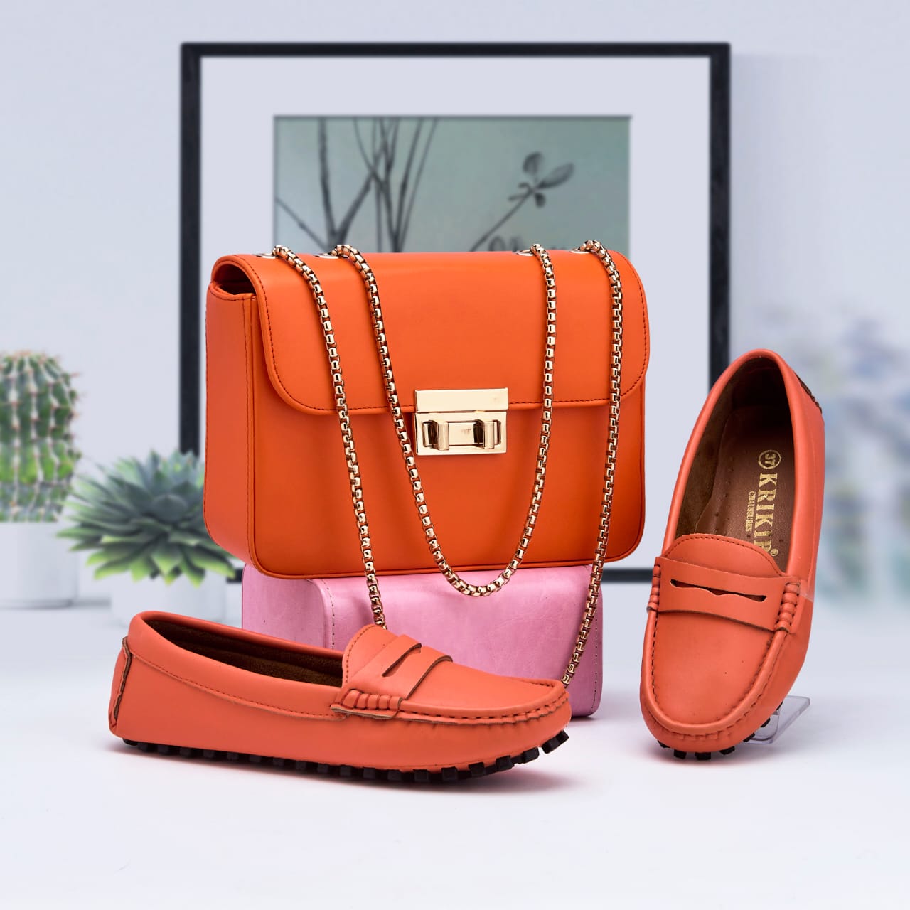 Pack Sac à Main et Mocassins Pour Femme - TRENDIESTY