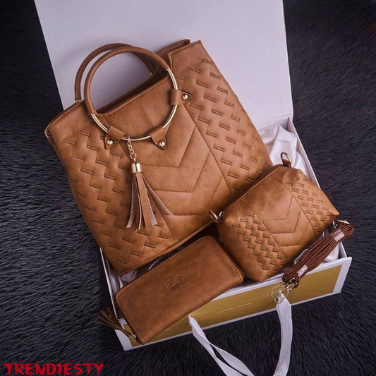 Pack Sac à main 3 Pièces by Trendiesty Modèle 212 - TRENDIESTY