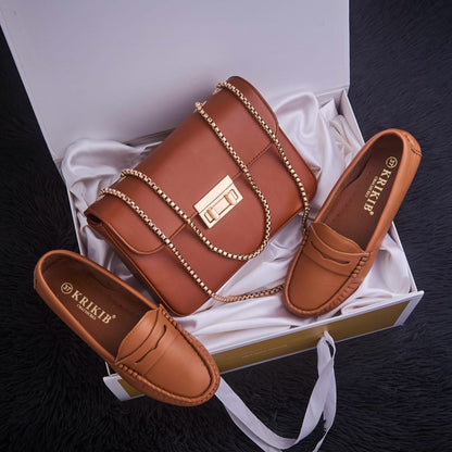 Pack Sac à Main et Mocassins Pour Femme - TRENDIESTY